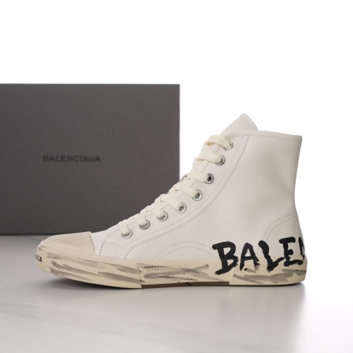 Replica Balenciaga High Tops Shoes For Men #1149612 $108.00 USD for Wholesale