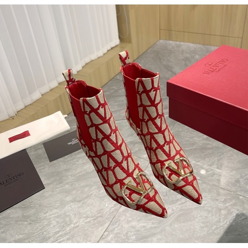 Replica Valentino Boots For Women #1149707 $122.00 USD for Wholesale