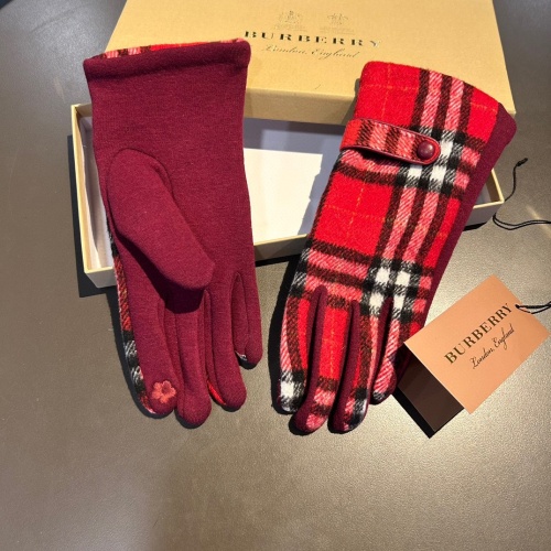Replica Burberry Gloves For Women #1149733 $38.00 USD for Wholesale