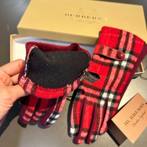 Replica Burberry Gloves For Women #1149733 $38.00 USD for Wholesale