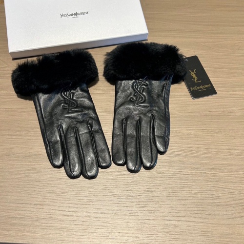 Replica Yves Saint Laurent Gloves For Women #1149886, $56.00 USD, [ITEM#1149886], Replica Yves Saint Laurent Gloves outlet from China