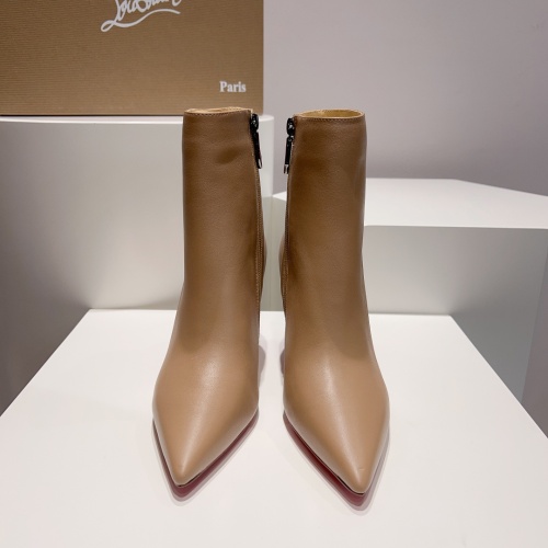 Replica Christian Louboutin Boots For Women #1149970 $158.00 USD for Wholesale