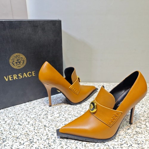 Replica Versace High-Heeled Shoes For Women #1150197 $130.00 USD for Wholesale