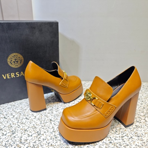Replica Versace High-Heeled Shoes For Women #1150221 $105.00 USD for Wholesale