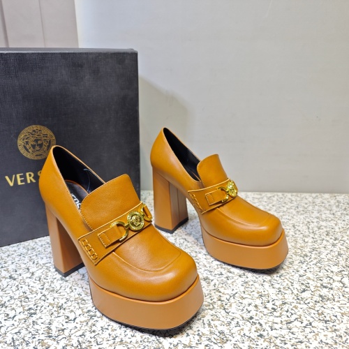 Replica Versace High-Heeled Shoes For Women #1150221 $105.00 USD for Wholesale