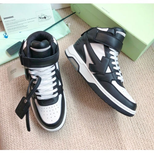 Replica Off-White High Tops Shoes For Men #1150489 $128.00 USD for Wholesale