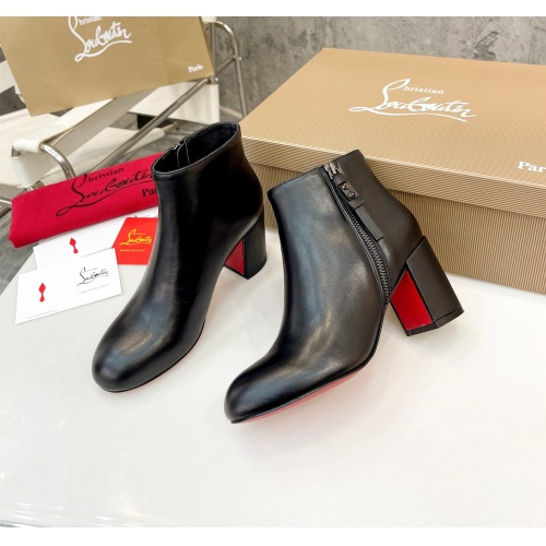 Replica Christian Louboutin Boots For Women #1150520 $108.00 USD for Wholesale