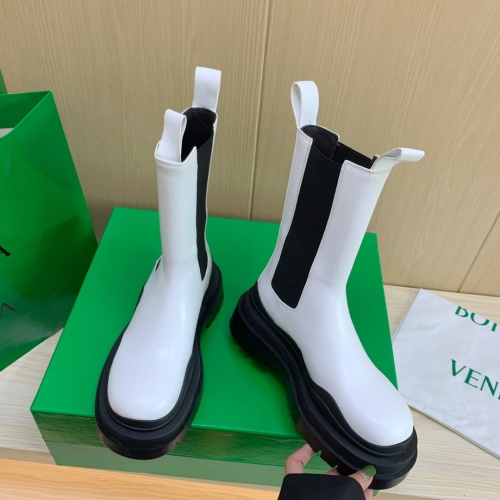 Replica Bottega Veneta BV Boots For Men #1150547 $122.00 USD for Wholesale