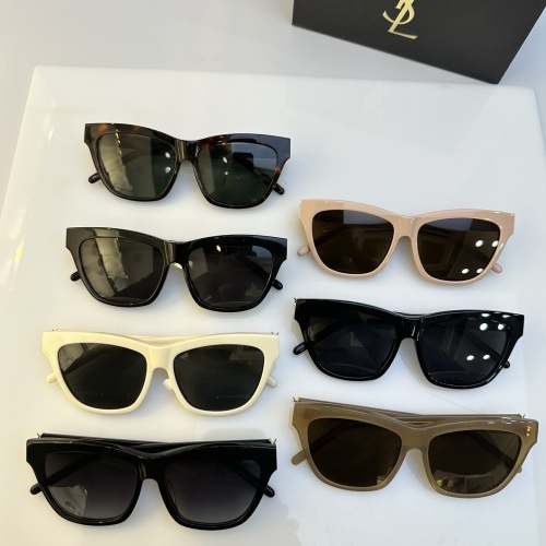 Replica Yves Saint Laurent YSL AAA Quality Sunglasses #1151181 $52.00 USD for Wholesale