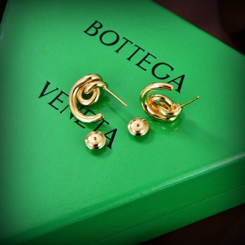 Replica Bottega Veneta Earrings For Women #1153158 $25.00 USD for Wholesale