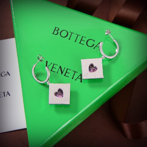 Replica Bottega Veneta Earrings For Women #1153160 $29.00 USD for Wholesale