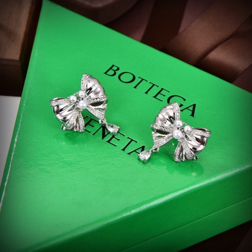 Replica Bottega Veneta Earrings For Women #1153161 $29.00 USD for Wholesale