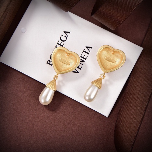 Replica Bottega Veneta Earrings For Women #1153165 $27.00 USD for Wholesale
