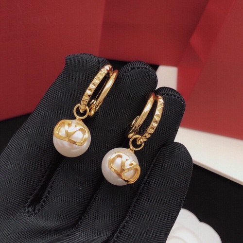 Replica Valentino Earrings For Women #1153416 $29.00 USD for Wholesale