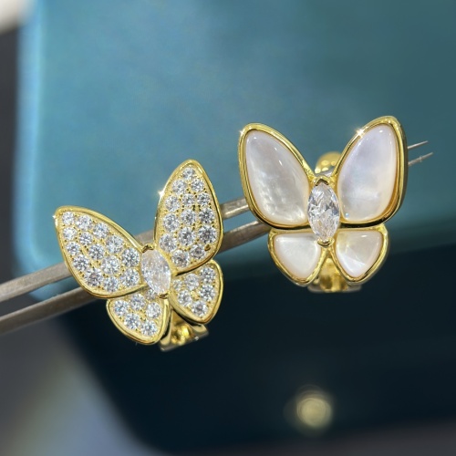Replica Van Cleef &amp; Arpels Earrings For Women #1153941, $42.00 USD, [ITEM#1153941], Replica Van Cleef &amp; Arpels Earrings outlet from China