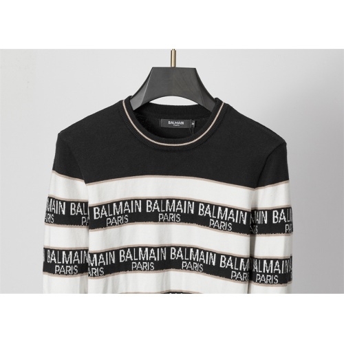 Replica Balmain Sweaters Long Sleeved For Men #1154900 $38.00 USD for Wholesale