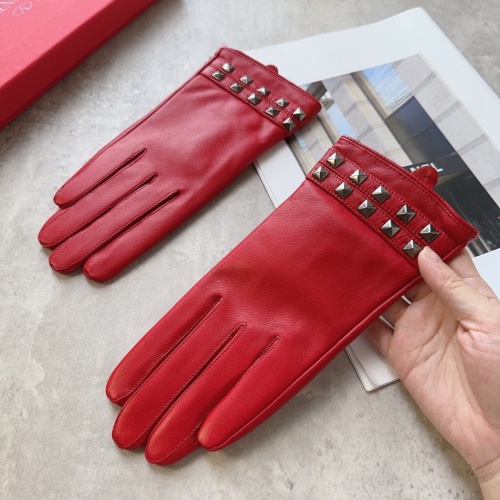 Replica Valentino Gloves For Women #1154999 $45.00 USD for Wholesale
