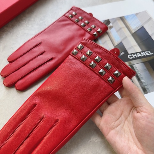 Replica Valentino Gloves For Women #1154999 $45.00 USD for Wholesale