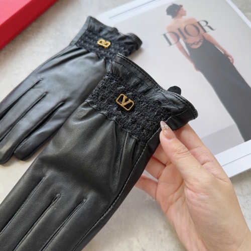 Replica Valentino Gloves For Women #1155001 $48.00 USD for Wholesale