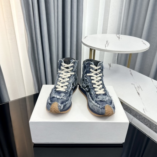 Replica Loewe High Tops Shoes For Men #1155353 $112.00 USD for Wholesale