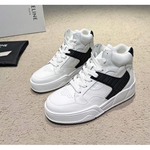 Replica Celine High Top Shoes For Women #1155446, $80.00 USD, [ITEM#1155446], Replica Celine High Top Shoes outlet from China
