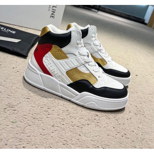 Replica Celine High Top Shoes For Men #1155447 $80.00 USD for Wholesale