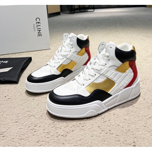 Replica Celine High Top Shoes For Women #1155448, $80.00 USD, [ITEM#1155448], Replica Celine High Top Shoes outlet from China