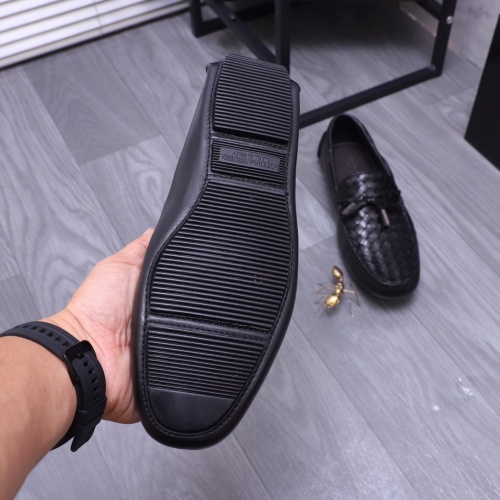 Replica Bottega Veneta BV Leather Shoes For Men #1155456 $88.00 USD for Wholesale