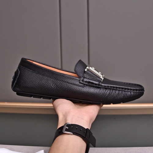 Replica Balmain Leather Shoes For Men #1155491 $76.00 USD for Wholesale