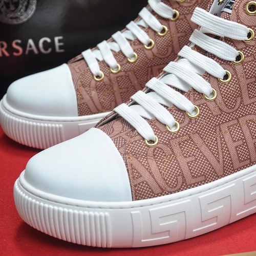 Replica Versace High Tops Shoes For Men #1155639 $85.00 USD for Wholesale