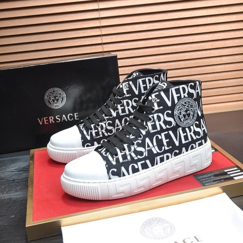 Replica Versace High Tops Shoes For Men #1155640, $85.00 USD, [ITEM#1155640], Replica Versace High Tops Shoes outlet from China