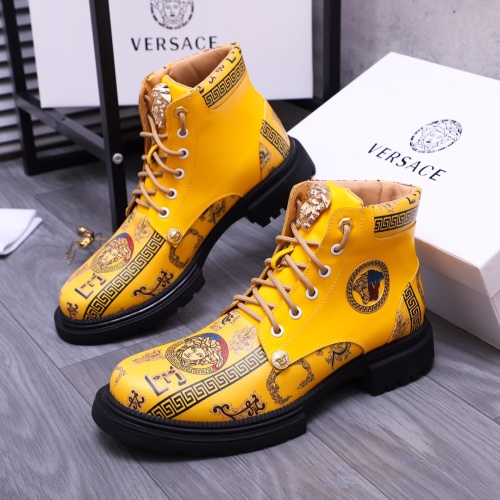 Replica Versace Boots For Men #1155677, $82.00 USD, [ITEM#1155677], Replica Versace Boots outlet from China