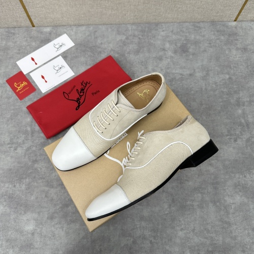 Replica Christian Louboutin Leather Shoes For Men #1155692, $180.00 USD, [ITEM#1155692], Replica Christian Louboutin Leather Shoes outlet from China