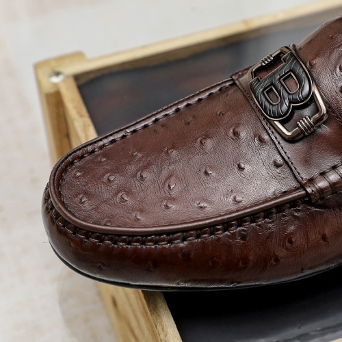 Replica Bottega Veneta BV Leather Shoes For Men #1155914 $80.00 USD for Wholesale