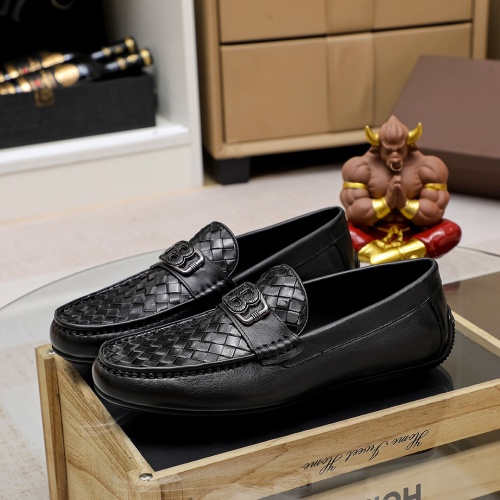 Replica Bottega Veneta BV Leather Shoes For Men #1155918 $80.00 USD for Wholesale