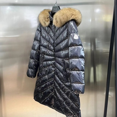 Replica Moncler Down Feather Coat Long Sleeved For Women #1155920 $257.85 USD for Wholesale