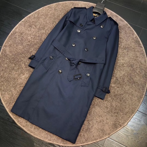 Replica Burberry Trench Coat Long Sleeved For Men #1155937, $160.00 USD, [ITEM#1155937], Replica Burberry Trench Coat outlet from China