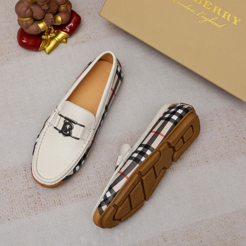 Replica Burberry Leather Shoes For Men #1156192 $68.00 USD for Wholesale