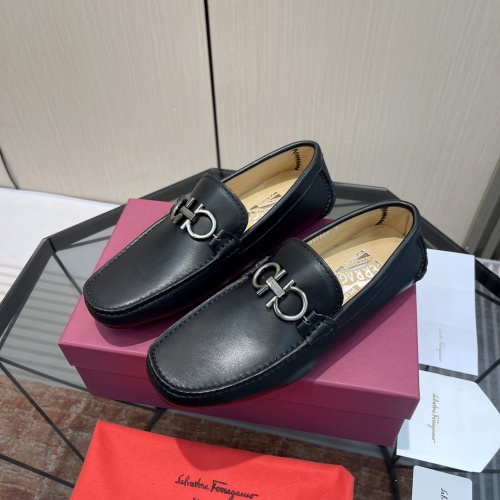 Replica Salvatore Ferragamo Leather Shoes For Men #1156409, $100.00 USD, [ITEM#1156409], Replica Salvatore Ferragamo Leather Shoes outlet from China