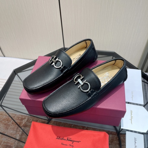 Replica Salvatore Ferragamo Leather Shoes For Men #1156410, $100.00 USD, [ITEM#1156410], Replica Salvatore Ferragamo Leather Shoes outlet from China