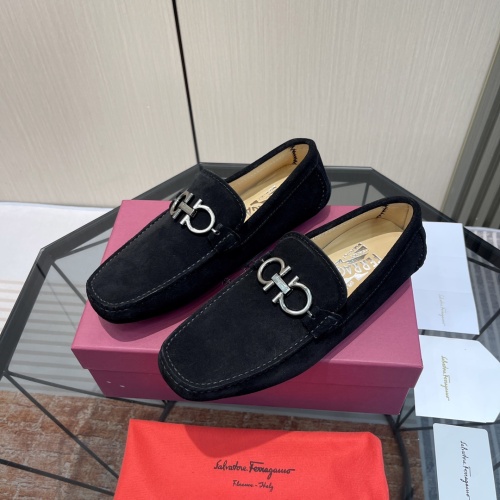Replica Salvatore Ferragamo Leather Shoes For Men #1156411, $100.00 USD, [ITEM#1156411], Replica Salvatore Ferragamo Leather Shoes outlet from China