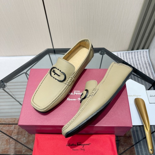 Replica Salvatore Ferragamo Leather Shoes For Men #1156440, $102.00 USD, [ITEM#1156440], Replica Salvatore Ferragamo Leather Shoes outlet from China