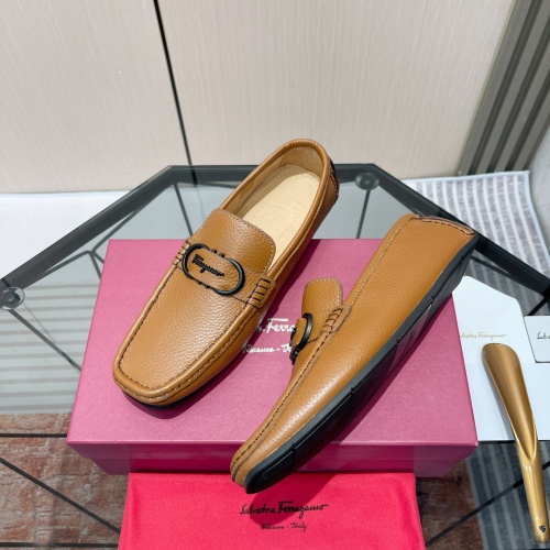 Replica Salvatore Ferragamo Leather Shoes For Men #1156441, $102.00 USD, [ITEM#1156441], Replica Salvatore Ferragamo Leather Shoes outlet from China