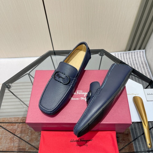 Replica Salvatore Ferragamo Leather Shoes For Men #1156443, $102.00 USD, [ITEM#1156443], Replica Salvatore Ferragamo Leather Shoes outlet from China