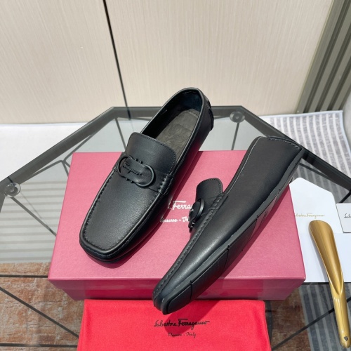 Replica Salvatore Ferragamo Leather Shoes For Men #1156445, $102.00 USD, [ITEM#1156445], Replica Salvatore Ferragamo Leather Shoes outlet from China