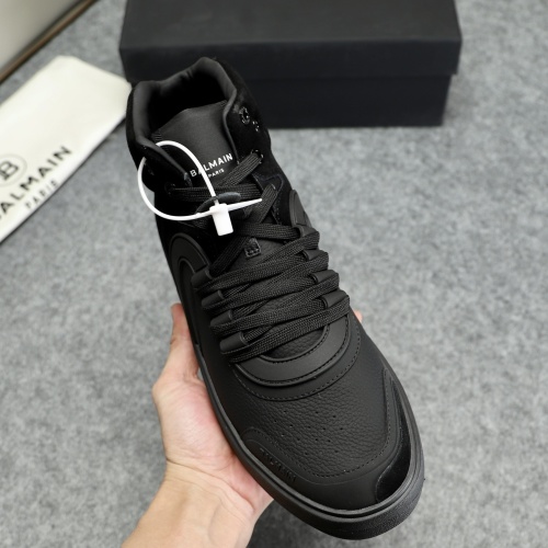 Replica Balmain High Top Shoes For Men #1156706 $88.00 USD for Wholesale