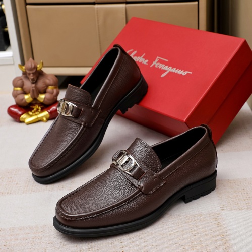 Replica Salvatore Ferragamo Leather Shoes For Men #1156733, $85.00 USD, [ITEM#1156733], Replica Salvatore Ferragamo Leather Shoes outlet from China