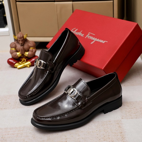Replica Salvatore Ferragamo Leather Shoes For Men #1156738, $85.00 USD, [ITEM#1156738], Replica Salvatore Ferragamo Leather Shoes outlet from China