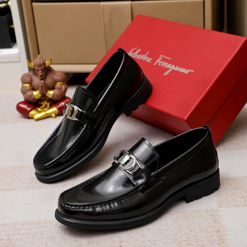 Replica Salvatore Ferragamo Leather Shoes For Men #1156739, $85.00 USD, [ITEM#1156739], Replica Salvatore Ferragamo Leather Shoes outlet from China
