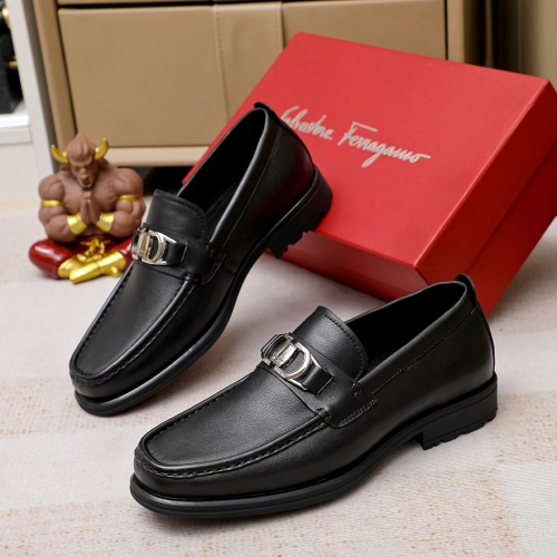 Replica Salvatore Ferragamo Leather Shoes For Men #1156740, $85.00 USD, [ITEM#1156740], Replica Salvatore Ferragamo Leather Shoes outlet from China